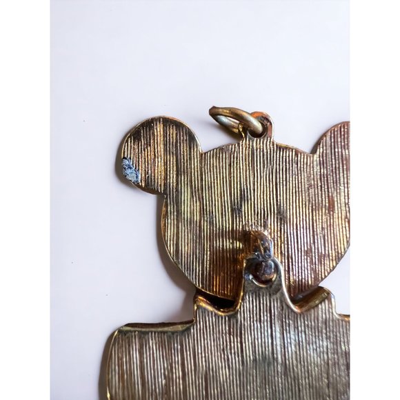 Vintage Art Panda Bear Pendant Charm Dangle Moving Dancing - Picture 4 of 14